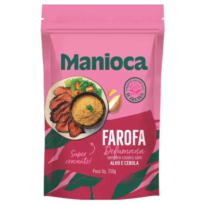 MANIOCA FAROFA 250G DEFUMADA SC 14U