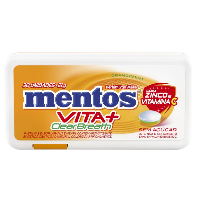 PVM MENTOS CLEAR B 30MIN FLAT 30G ORANGEMINT PORTATIL 12DPX9U