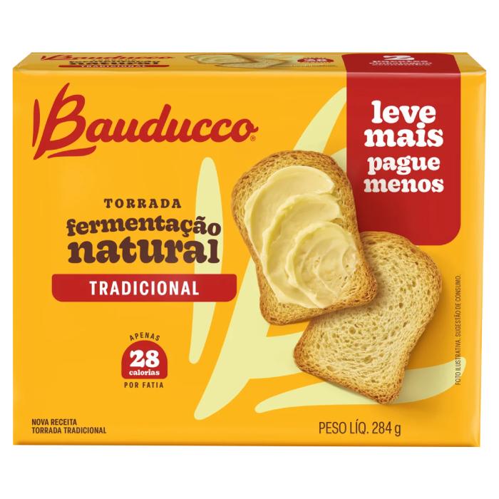 BAUDUCCO TORRADA 284G TRADICIONAL MPK 20U