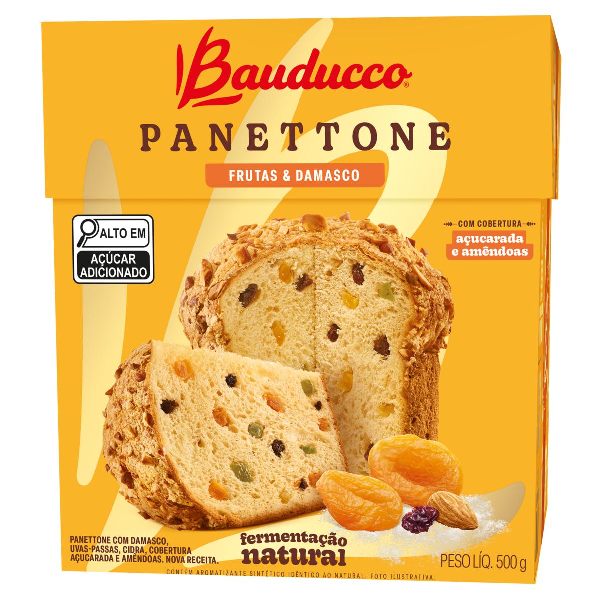 Imagem 1 do produto: BAUDUCCO PANETONE 500G FRUTAS DAMASCO 6U