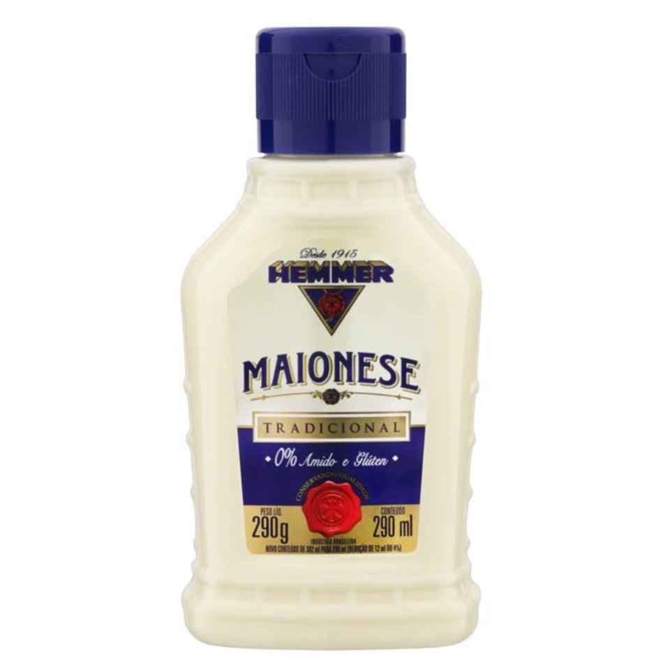 HM MAIONESE  290G TRADICIONAL FP 25U