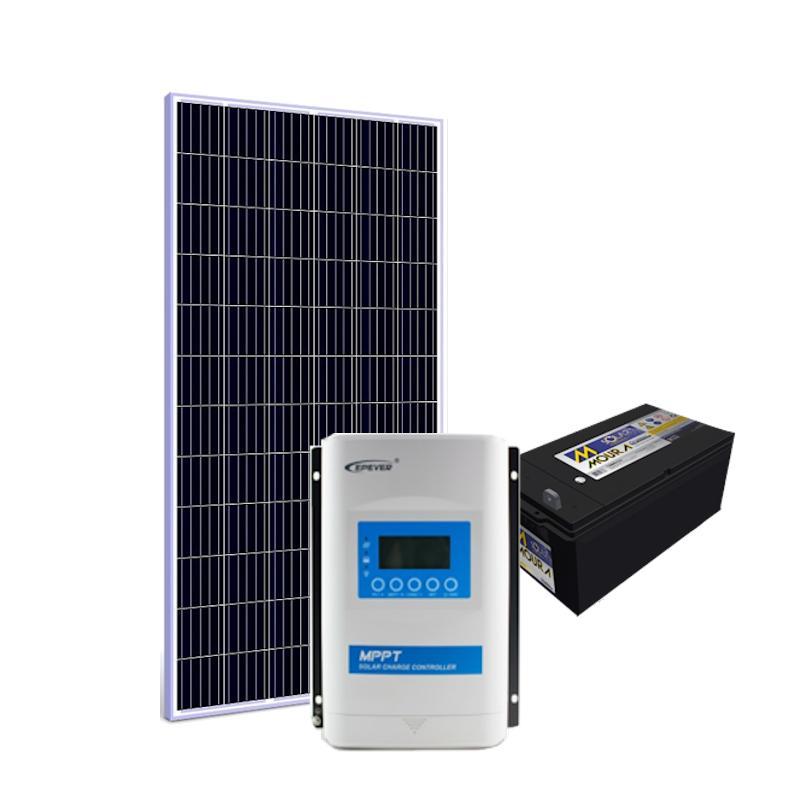 1x 280Wp OSDA | 1x 220Ah/12V Chumbo Moura | 1x 20A MPPT Epever