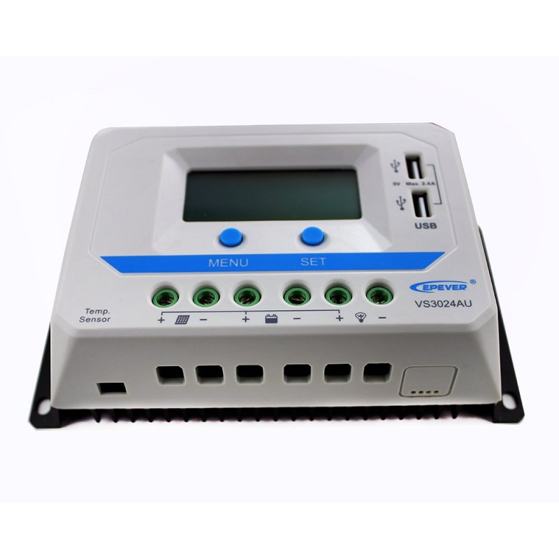 Imagem 3 do produto: Controlador de Carga PWM 30A 12/24V - Epever Viewstar VS3024AU