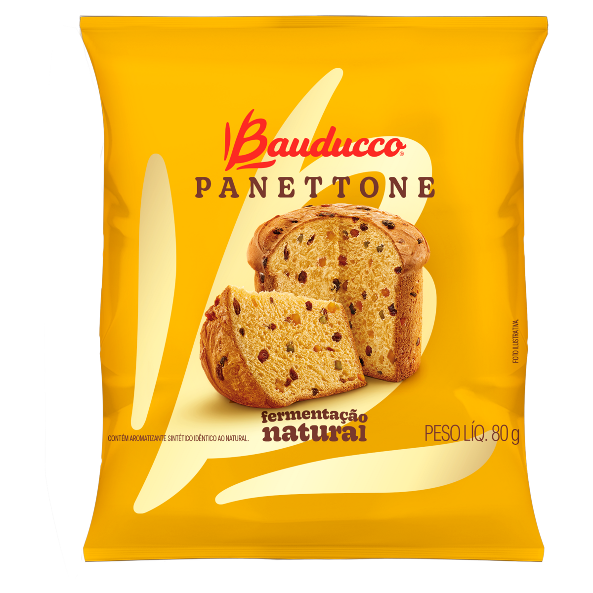 BAUDUCCO PANETONE 80G FPK MINI TRADICIONAL 25U