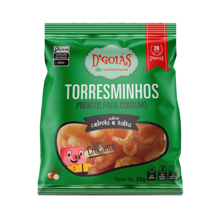 DG TORRESMO 25G CEBOLA E SALSA 20U
