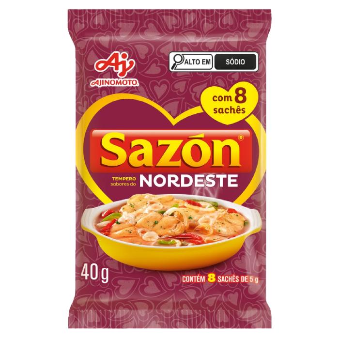 Imagem 1 do produto: AJI SAZON 40G NORDESTE 5GX8SCX48P