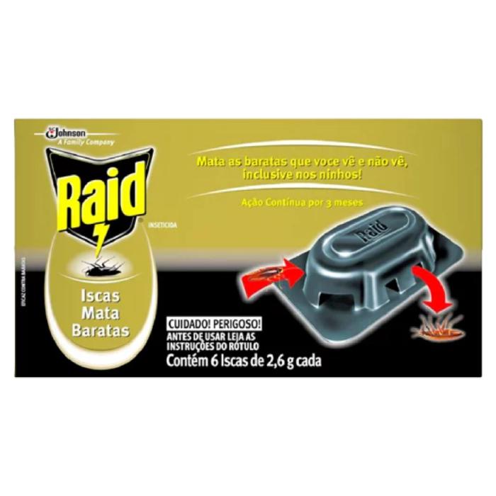 Imagem 1 do produto: SCJ RAID ISCA 2,6G MATA BARATA 12U