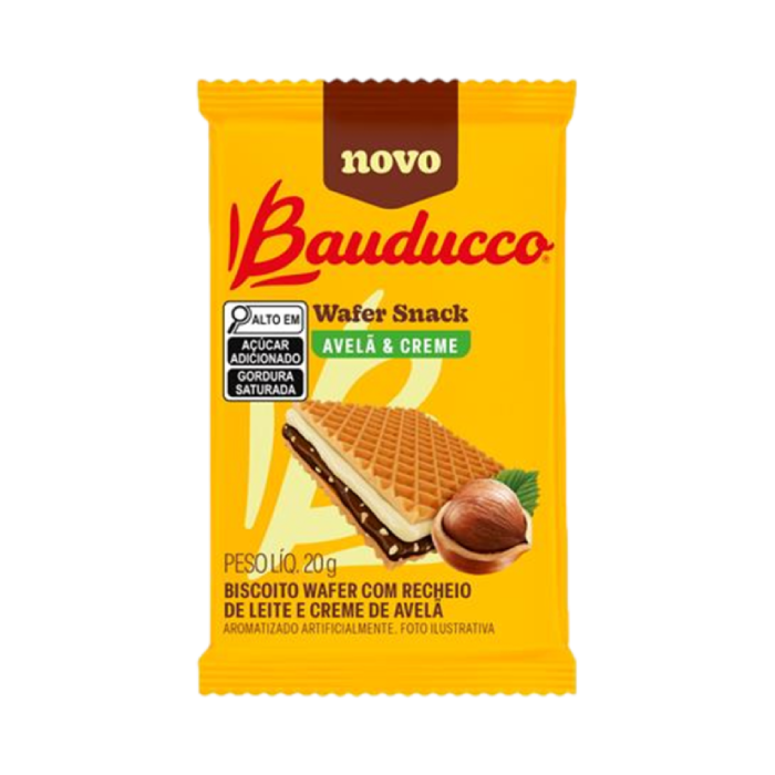 Imagem 1 do produto: BAUDUCCO WAFER 20G SNACK AVELA E CREME 6DPX24U