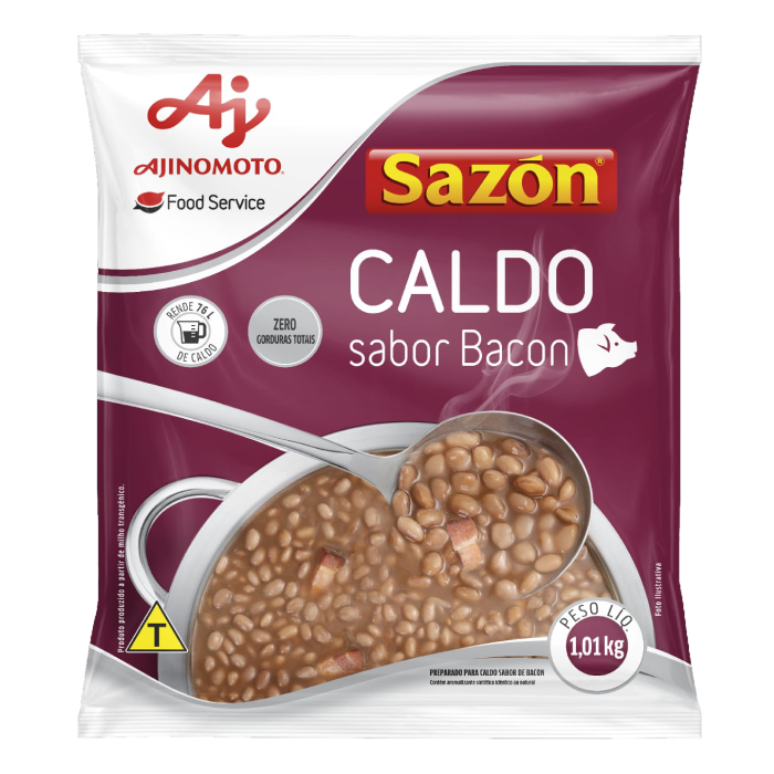 AJIFS CALDO SAZON PRO 1,01KG BACON 6U