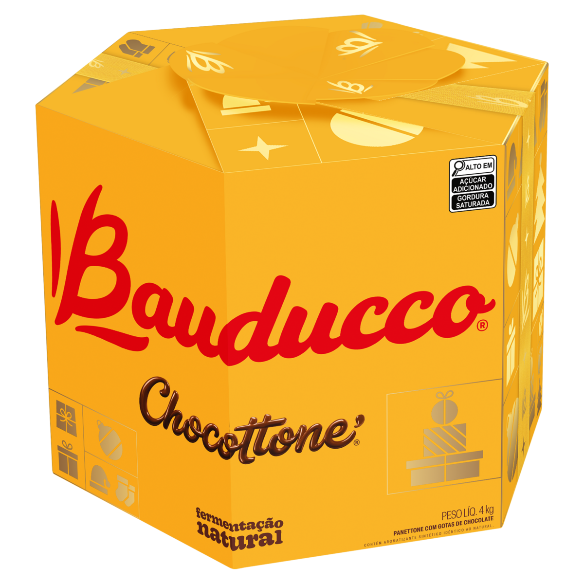 Imagem 2 do produto: BAUDUCCO PANETONE 4 KILOS CHOCOTONE 1U