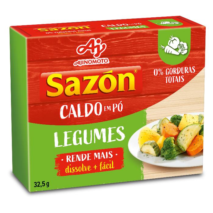 Imagem 1 do produto: AJI CALDO SAZON 32.5G LEGUMES 48U