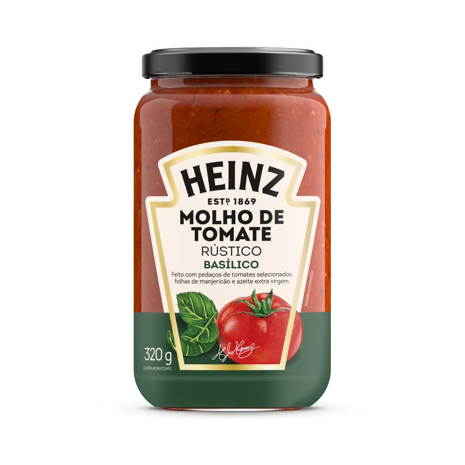 KH HEINZ MOLHO TOMATE 320G BASILICO VIDRO 8U