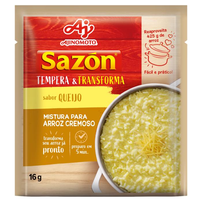 AJI SAZON TEMPERA TRANSFORMA 16G QUEIJO SC 4DPX18U