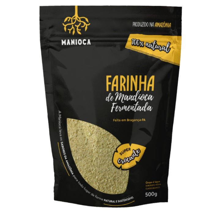 MANIOCA FARINHA 500G DE MANDIOCA FERMENTADA SC 10U