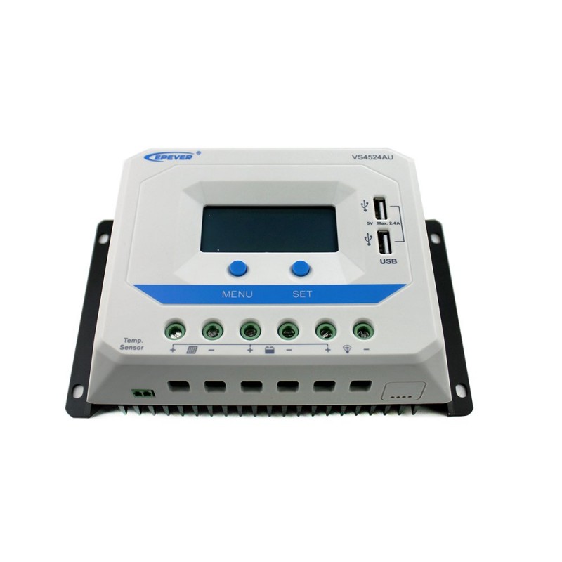 Imagem 2 do produto: Controlador de Carga PWM 45A 12/24V - Epever Viewstar VS4524AU