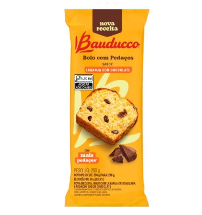 BAUDUCCO BOLO 200G LARANJA CHOCOLATE 25U