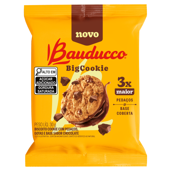 Imagem 1 do produto: BAUDUCCO COOKIES 30G BIG ORIGINAL 10DPX15U