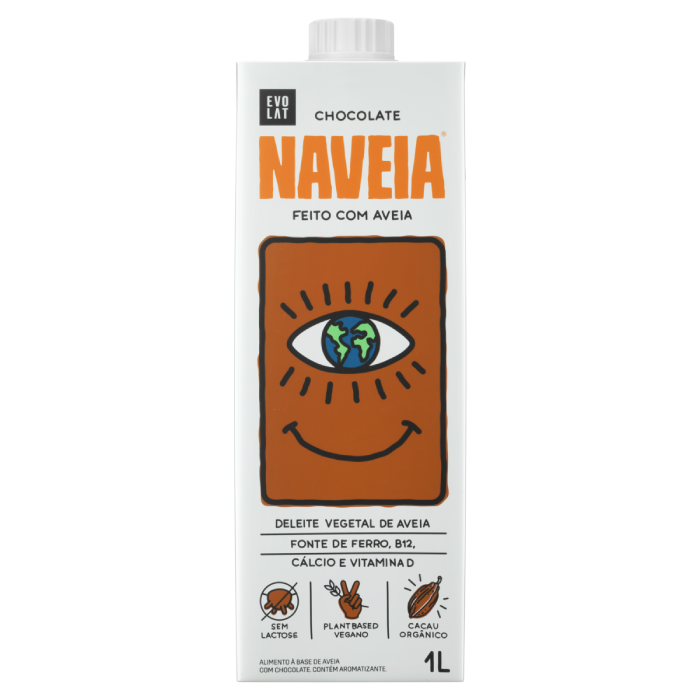 AB NAVEIA LEITE 1LITRO CHOCOLATE 12U