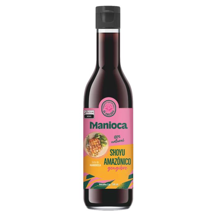 MANIOCA SHOYU 150ML AMAZONICO C/ GENGIBRE VD 12U