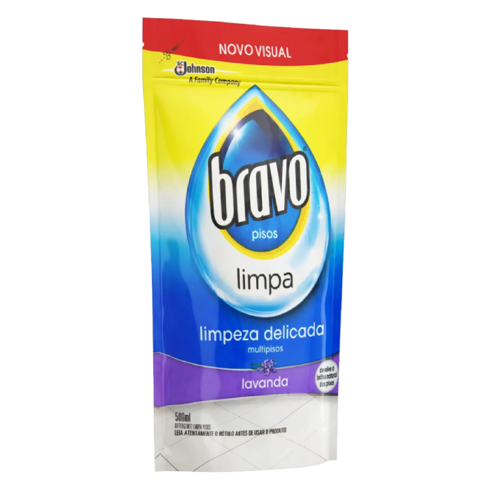 SCJ BRAVO 500ML RF LIMPADOR LAVANDA 12U