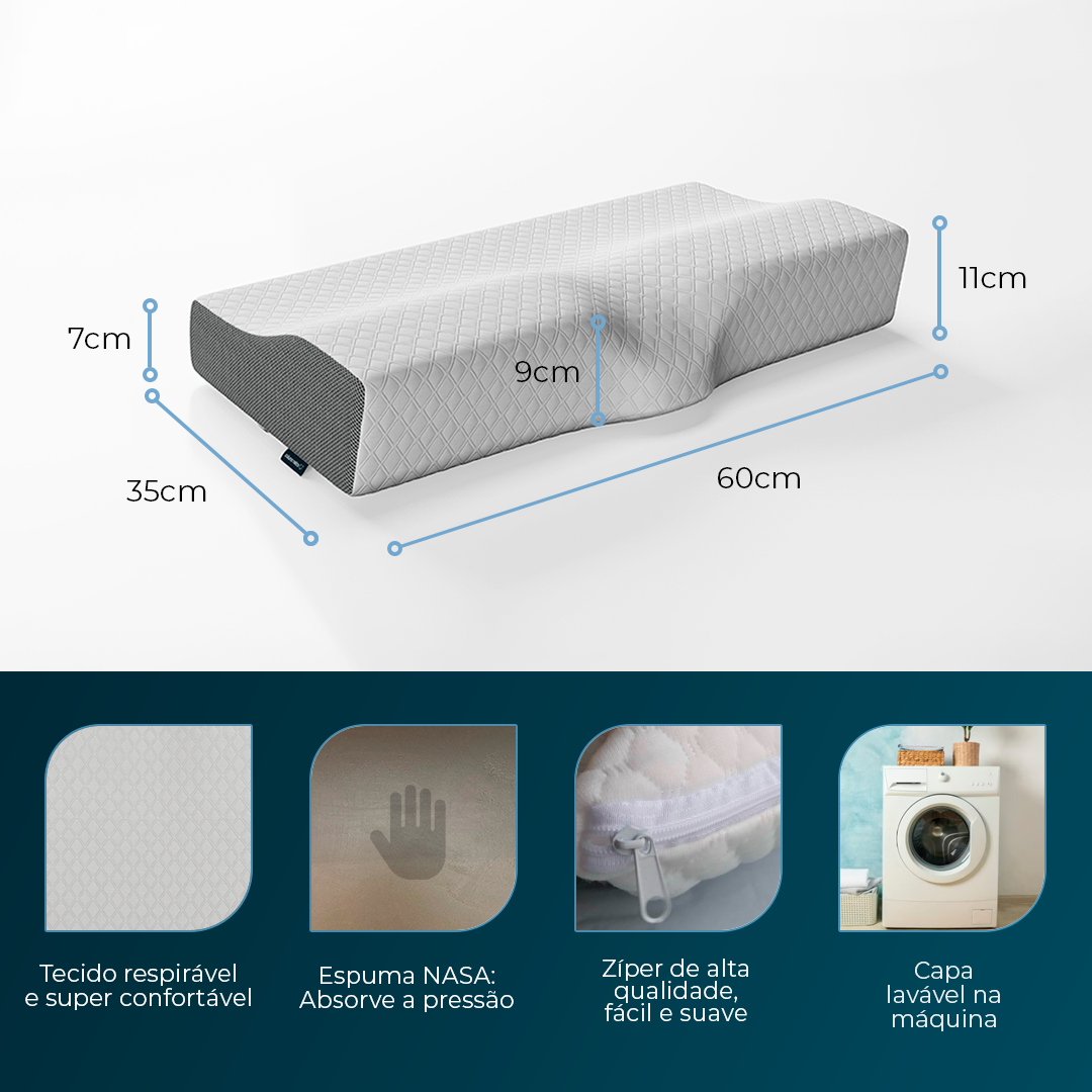 Imagem 3 do produto: Travesseiro Cervical Coluna Relax®