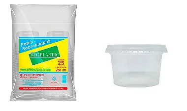 KIT POTE 750ML RIOPLASTIC CX C/20 PCT
