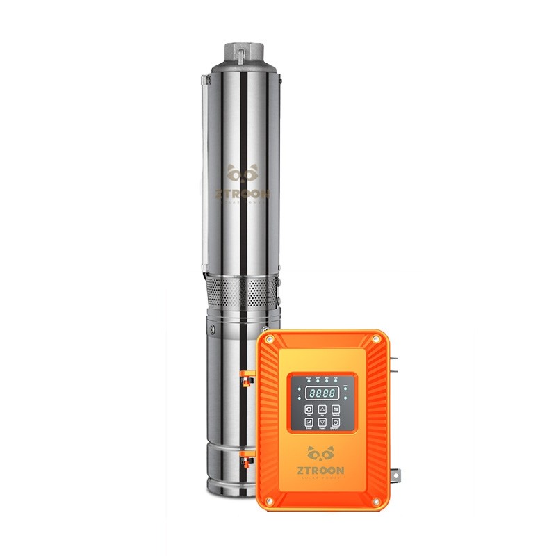 Imagem 2 do produto: Bomba Solar ZTROON 3" - 45m ou 25m³/dia | 3ZTPC5-45-48-500W