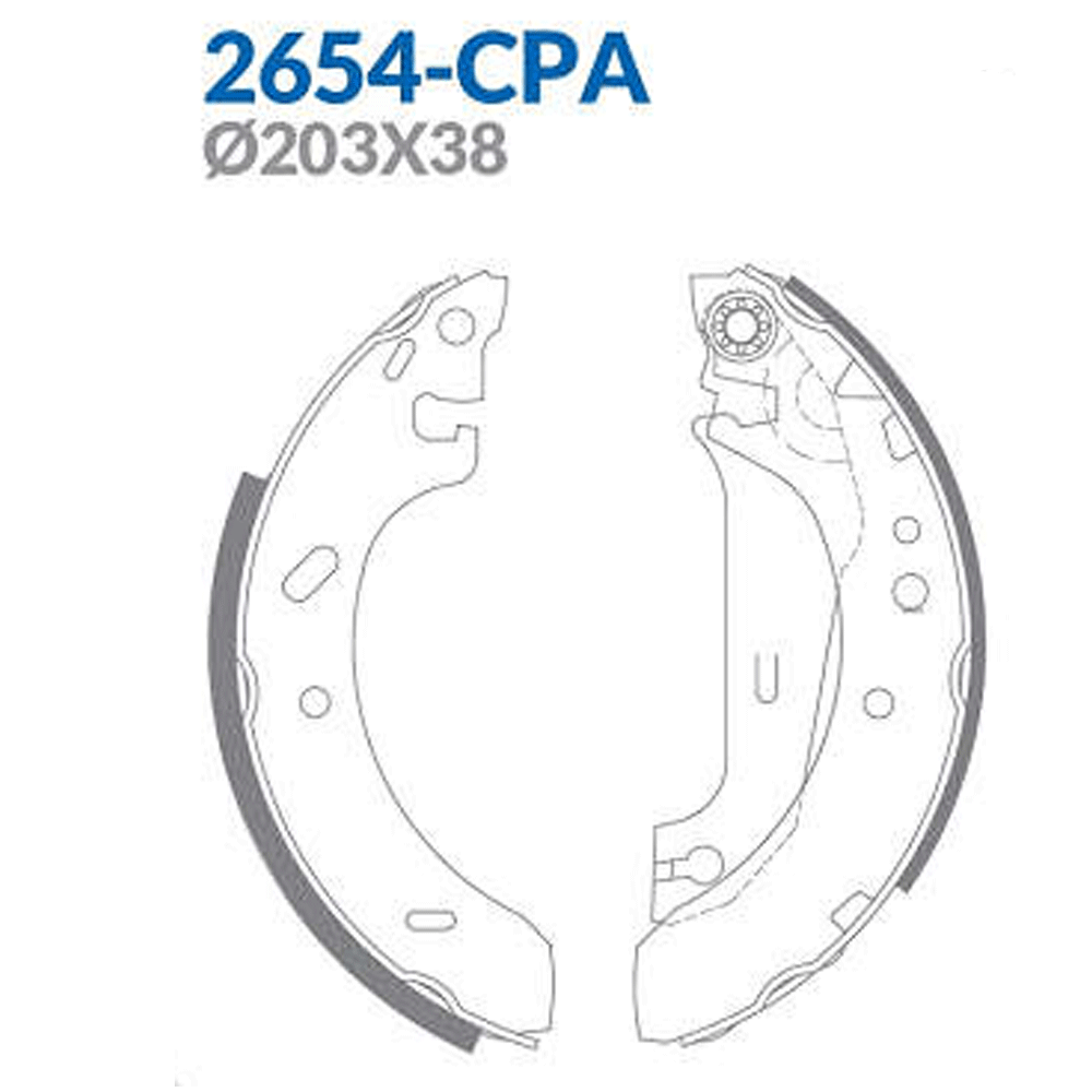 SAPATAS FREIO ESCORT 16V 97/