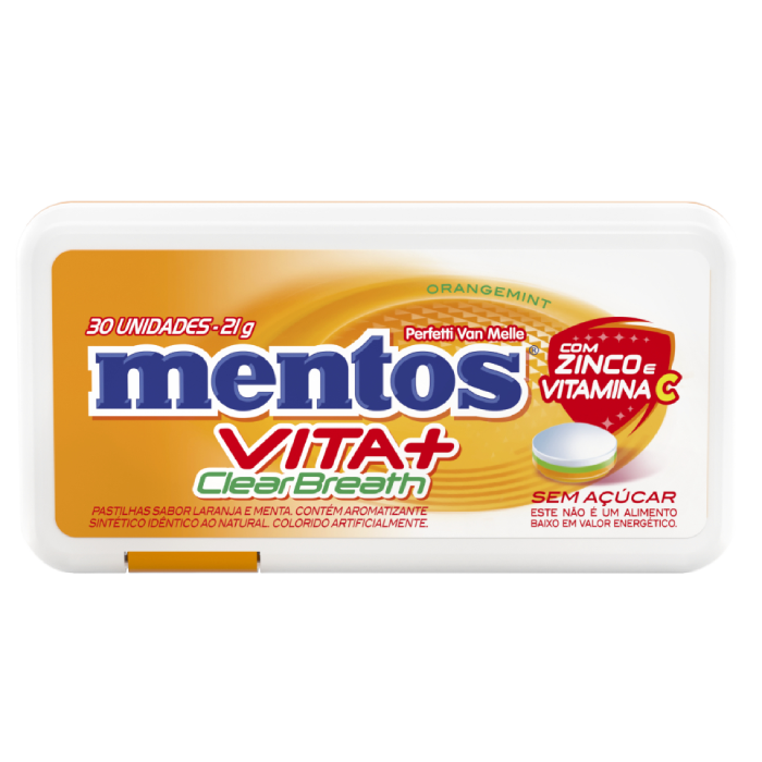 PVM MENTOS CLEAR B 30MIN FLAT 30G ORANGEMINT PORTATIL 12DPX9U