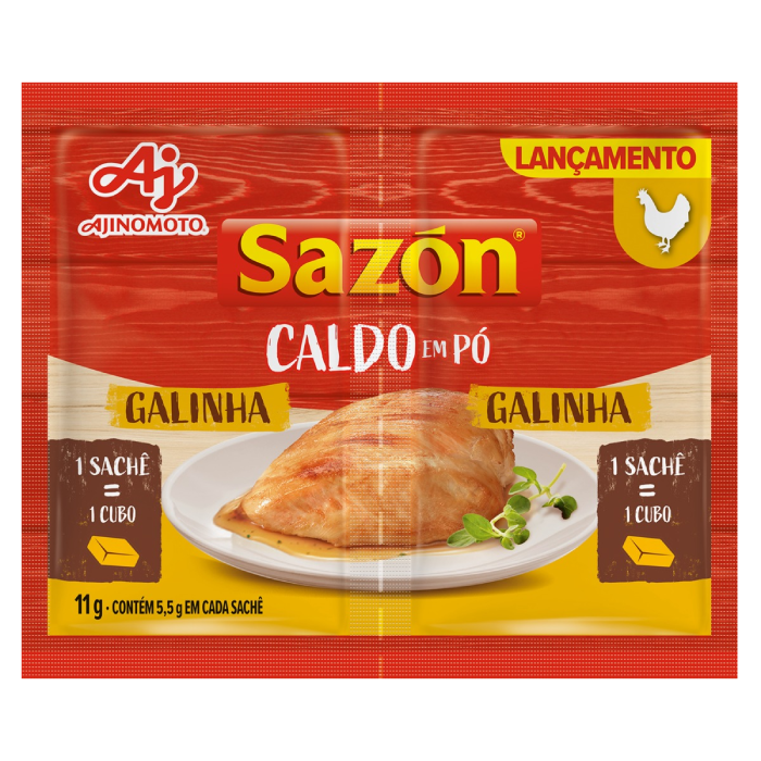 AJI CALDO SAZON 11G GALINHA 8DPX25U