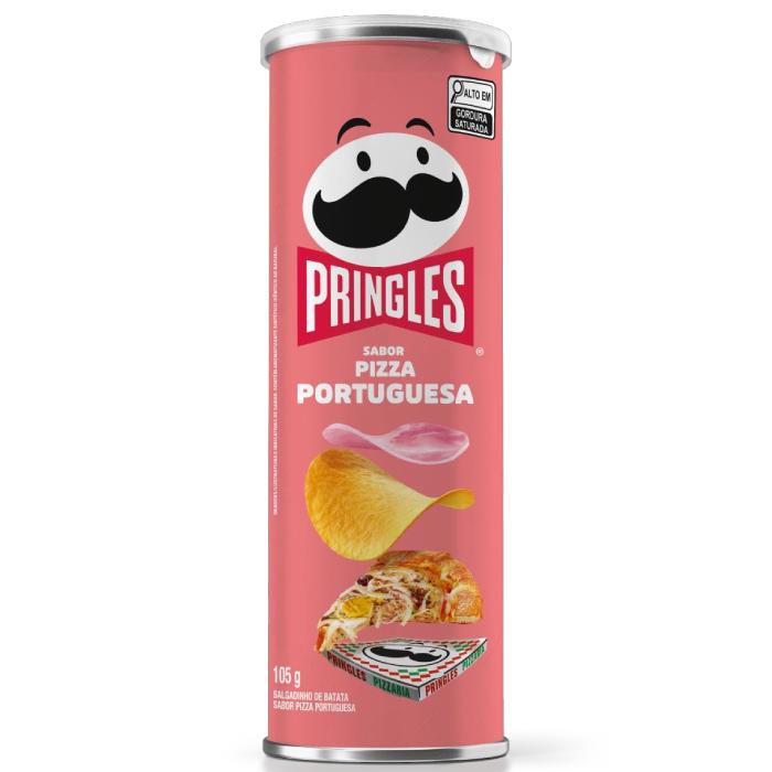 PRINGLES 105G PIZZA PORTUGUESA 18U