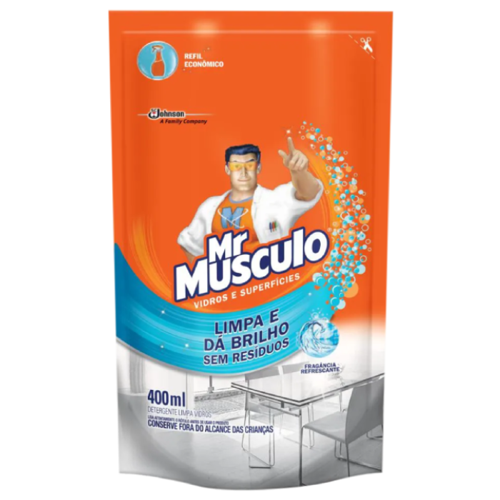 SCJ MR MUSC 400ML SC LIMPA VIDROS 12U