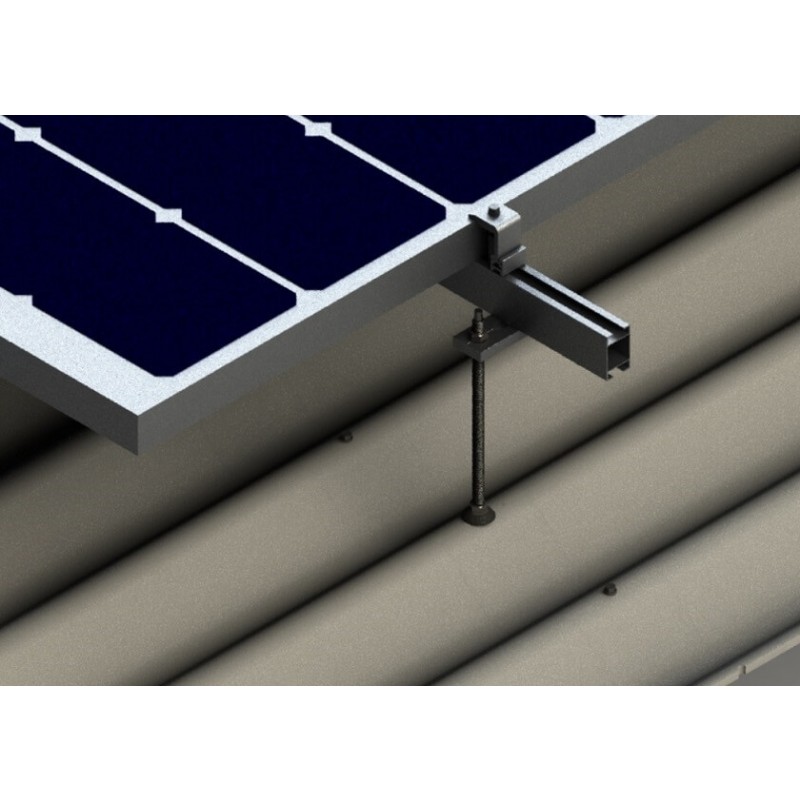 Imagem 2 do produto: Kit Gerador Energia Solar 1,78 kWp - Microinversor Deye c/ Wifi SUN2000 - Painel Luxen (Mini Trilho)