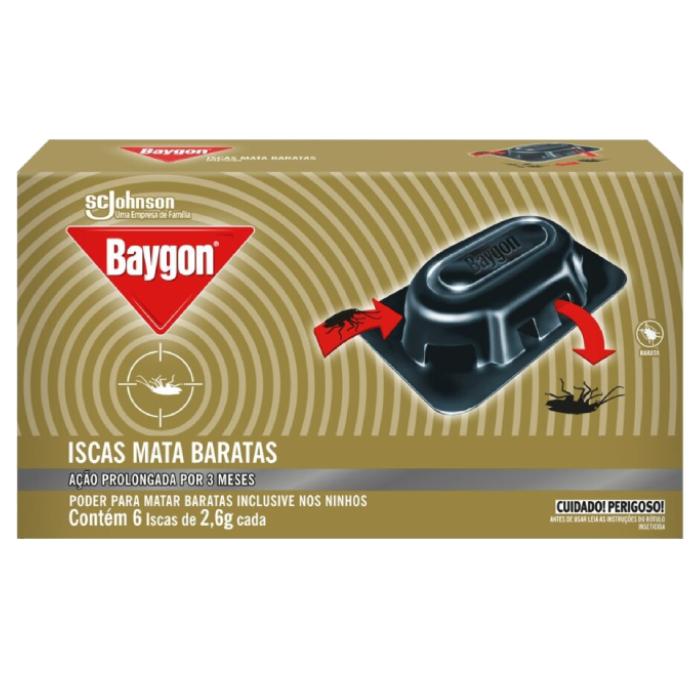 Imagem 1 do produto: SCJ BAYGON ISCA 2,6G MATA BARATA 12U