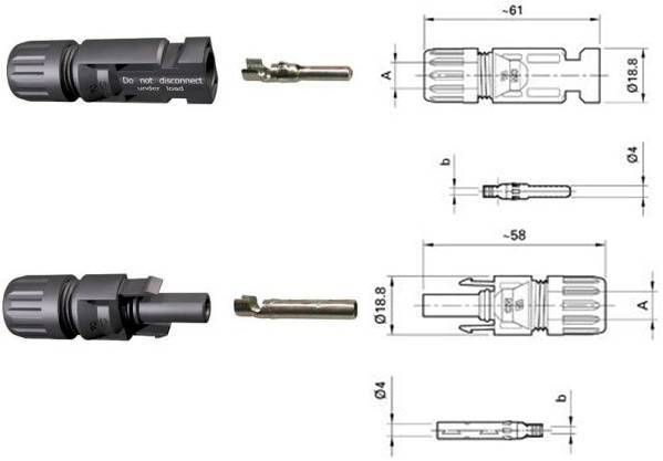 Imagem 3 do produto: Conector MC4 (par) - Proauto