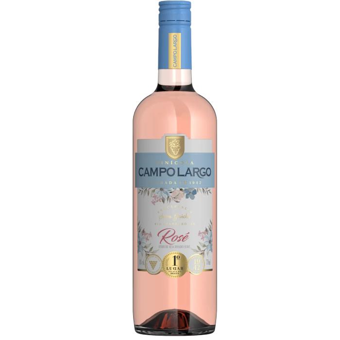 ZL VINHO MESA CAMPO LARGO 750ML ROSADO 12U