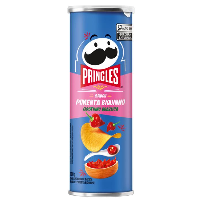 PRINGLES 100G PIMENTA BIQUINHO 18U