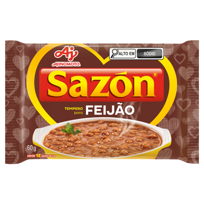 AJI SAZON 60G MARROM 5GX12SCX48P