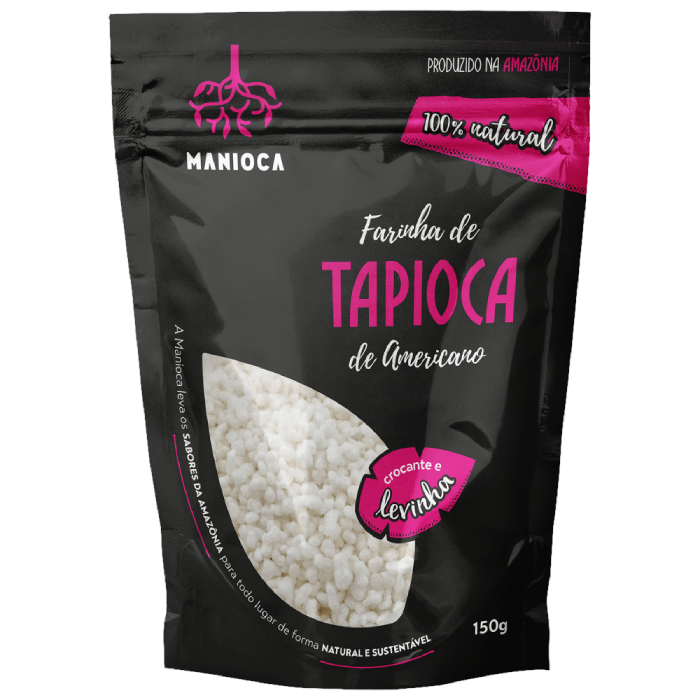 MANIOCA FARINHA 150G DE TAPIOCA FLOCADA SC 10U
