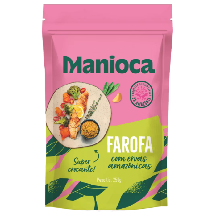 MANIOCA FAROFA 250G C/ ERVAS AMAZONICAS SC 14U