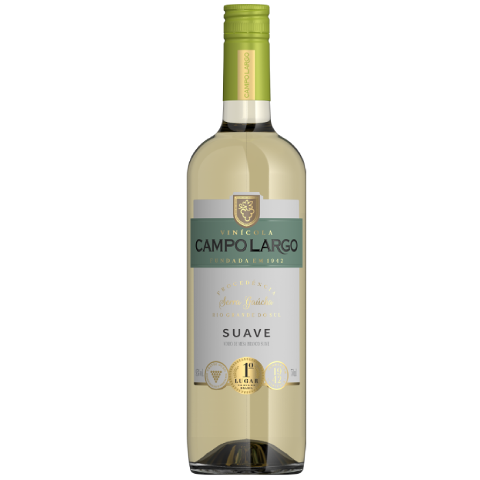 ZL VINHO MESA CAMPO LARGO 750ML BRANCO SUAVE 12U