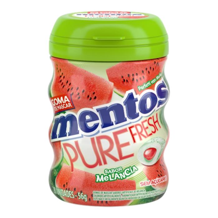 Imagem 1 do produto: PVM MENTOS GARRAFA 56G PURE FRESH MELANCIA 6DPX6GF