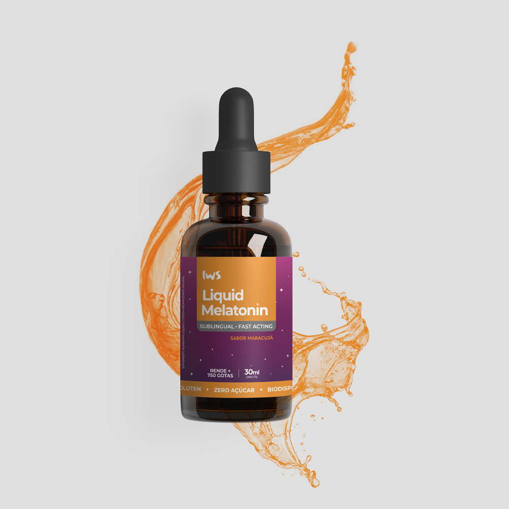Melatonina Líquida IWS 30ml Maracujá 750 gotas