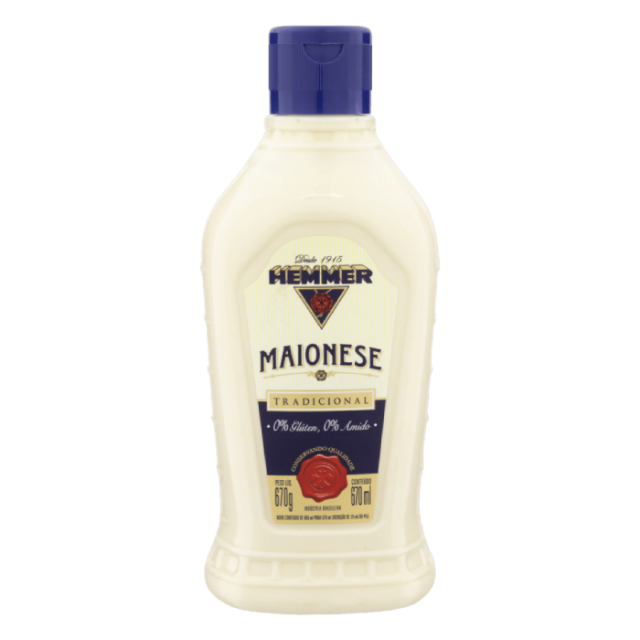 HM MAIONESE 670G TRADICIONAL FP 12U