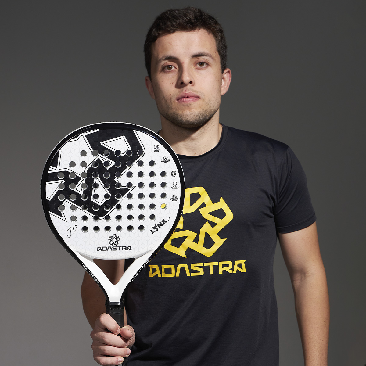 Imagem 2 do produto: Raquete Padel Adastra Lynx 2.0 Carbono 12k JP Flores