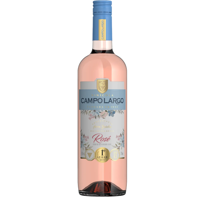 ZL VINHO MESA CAMPO LARGO 750ML ROSADO 12U
