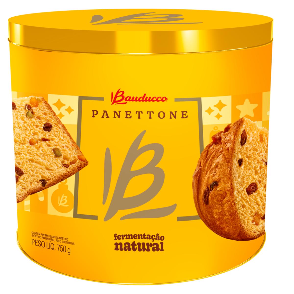 Imagem 1 do produto: BAUDUCCO PANETONE 750G LATA TRADICIONAL 6U