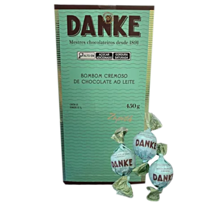 AB DANKE BOMBOM 450G AO LEITE 4DPX50U