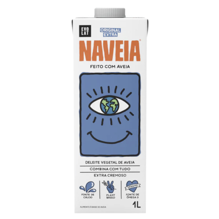 AB NAVEIA LEITE 1LITRO ORIGINAL EXTRA CREMOSO 12U