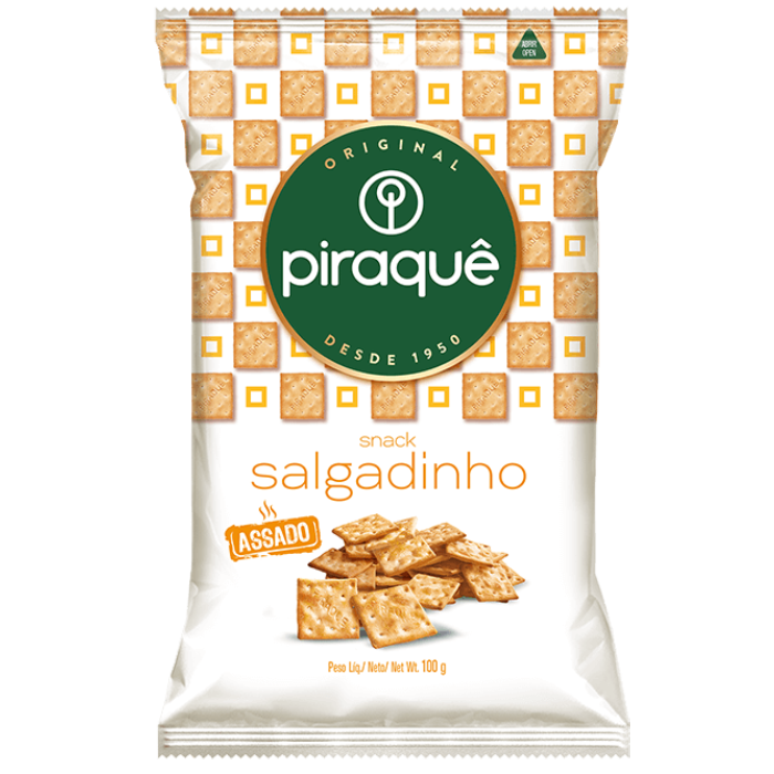 MDB PIRAQUE SNACK TRIGO 100G SALGADINHO 20U